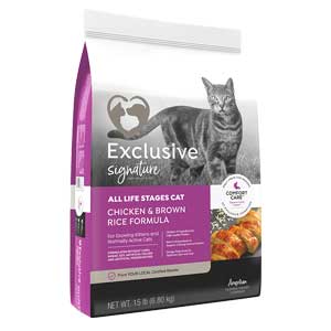 Exclusive Chicken & Brown Rice Cat Formula